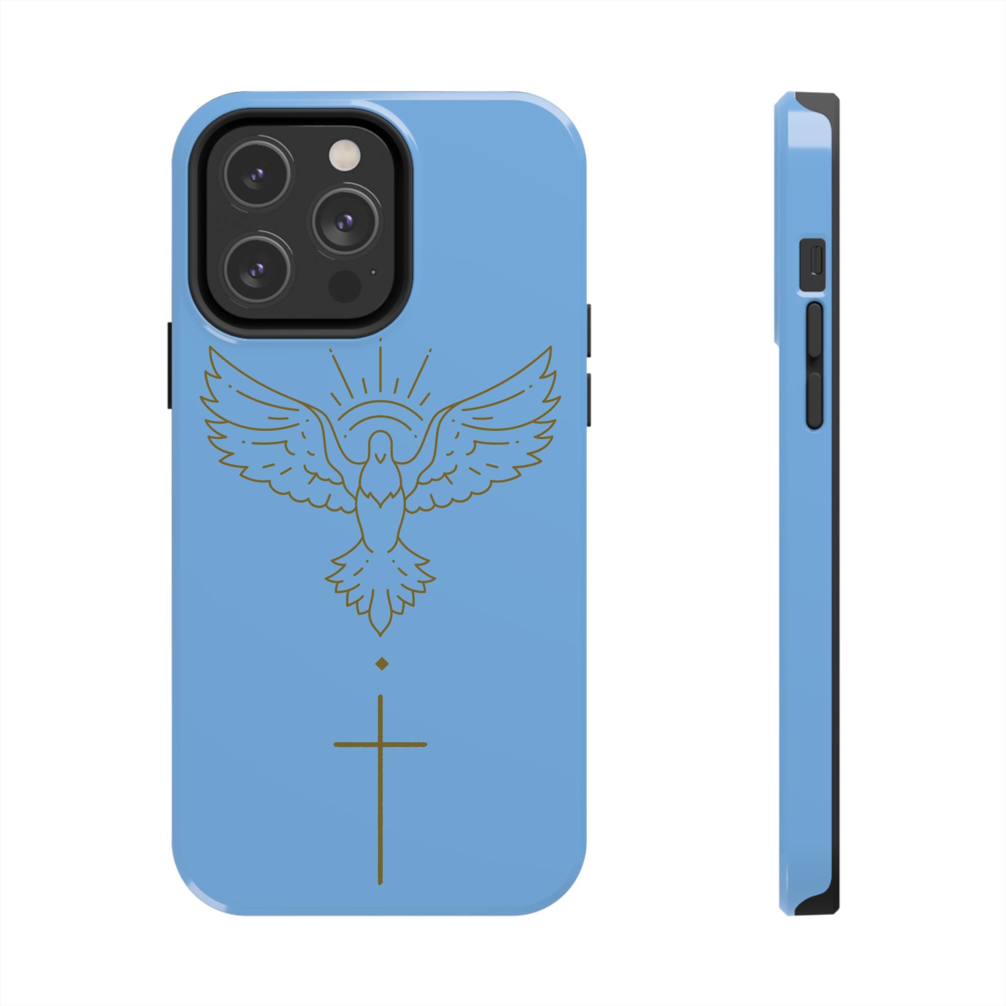 Dove & Cross Tough Phone Case — Inspirational Christian Religious Phone Cover