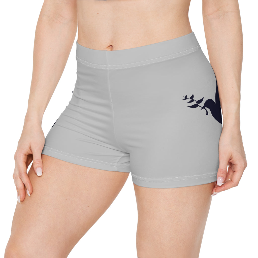 Christian "Jesus Paid It All" Women's AOP Shorts — Dove Faith Shorts