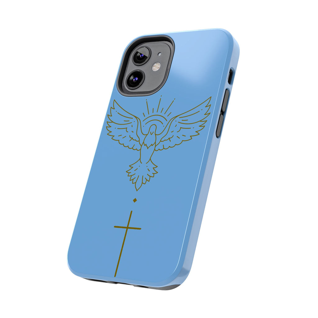 Dove & Cross Tough Phone Case — Inspirational Christian Religious Phone Cover
