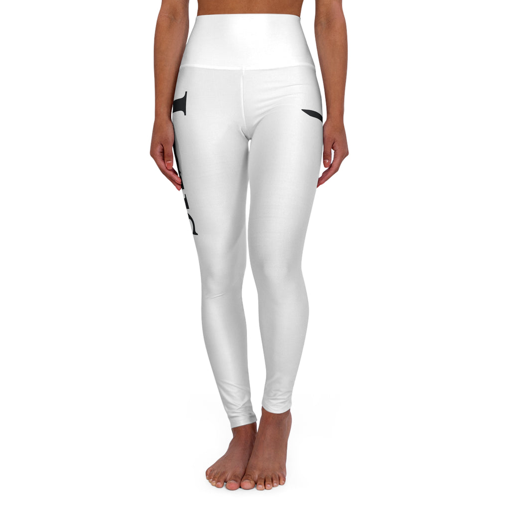 Jesus Is My Vibe High-Waisted Leggings — Cross Graphic