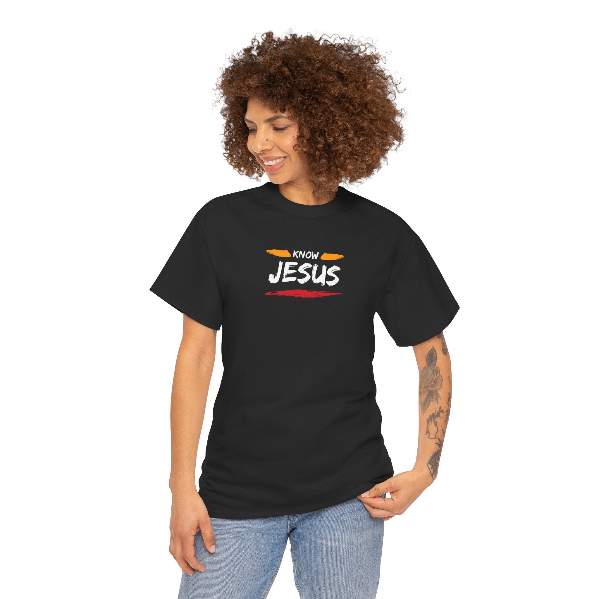 Christian T‑Shirt — "Know Jesus" Inspirational Gospel Tee (Take the Risk to Know Jesus)