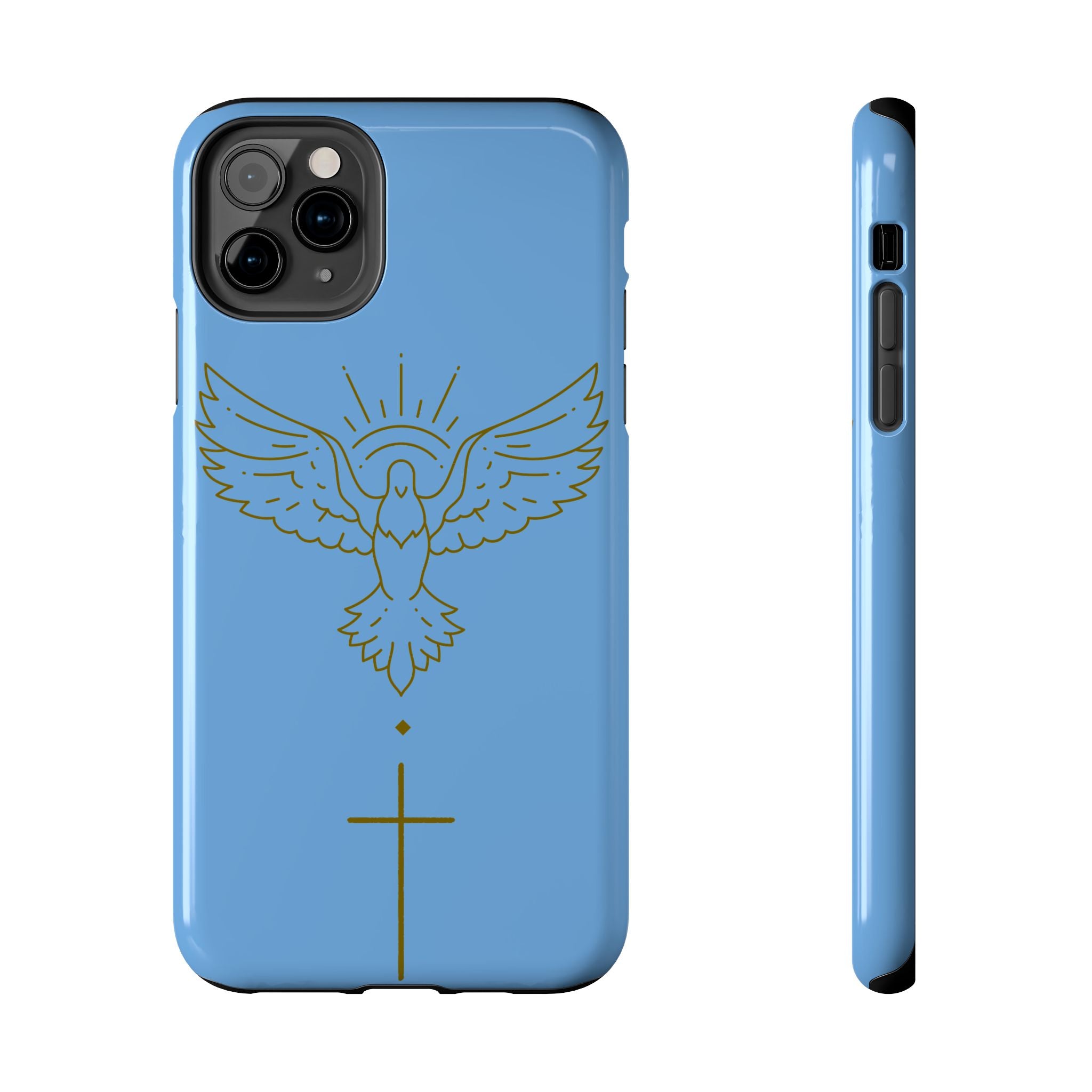 Dove & Cross Tough Phone Case — Inspirational Christian Religious Phone Cover