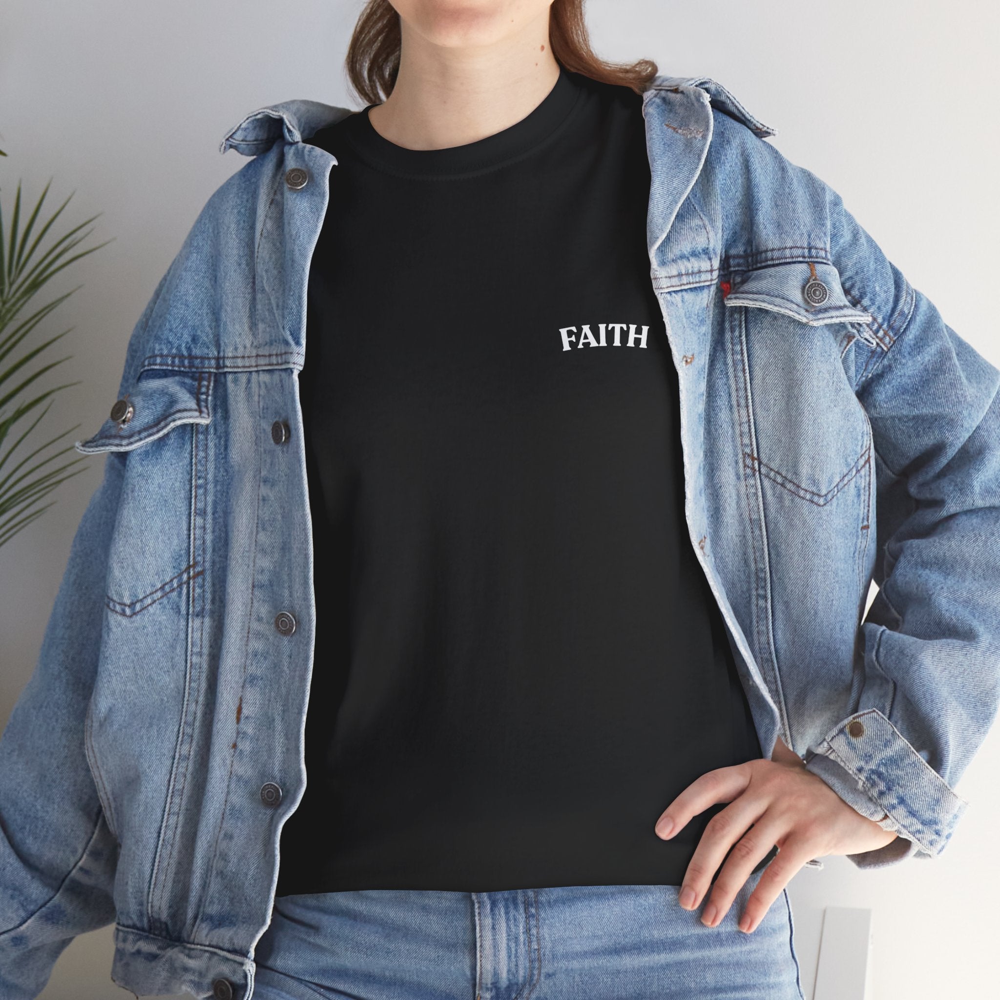 Faith Emoji Tee — “Walk by faith not by sight” Christian Graphic T-Shirt