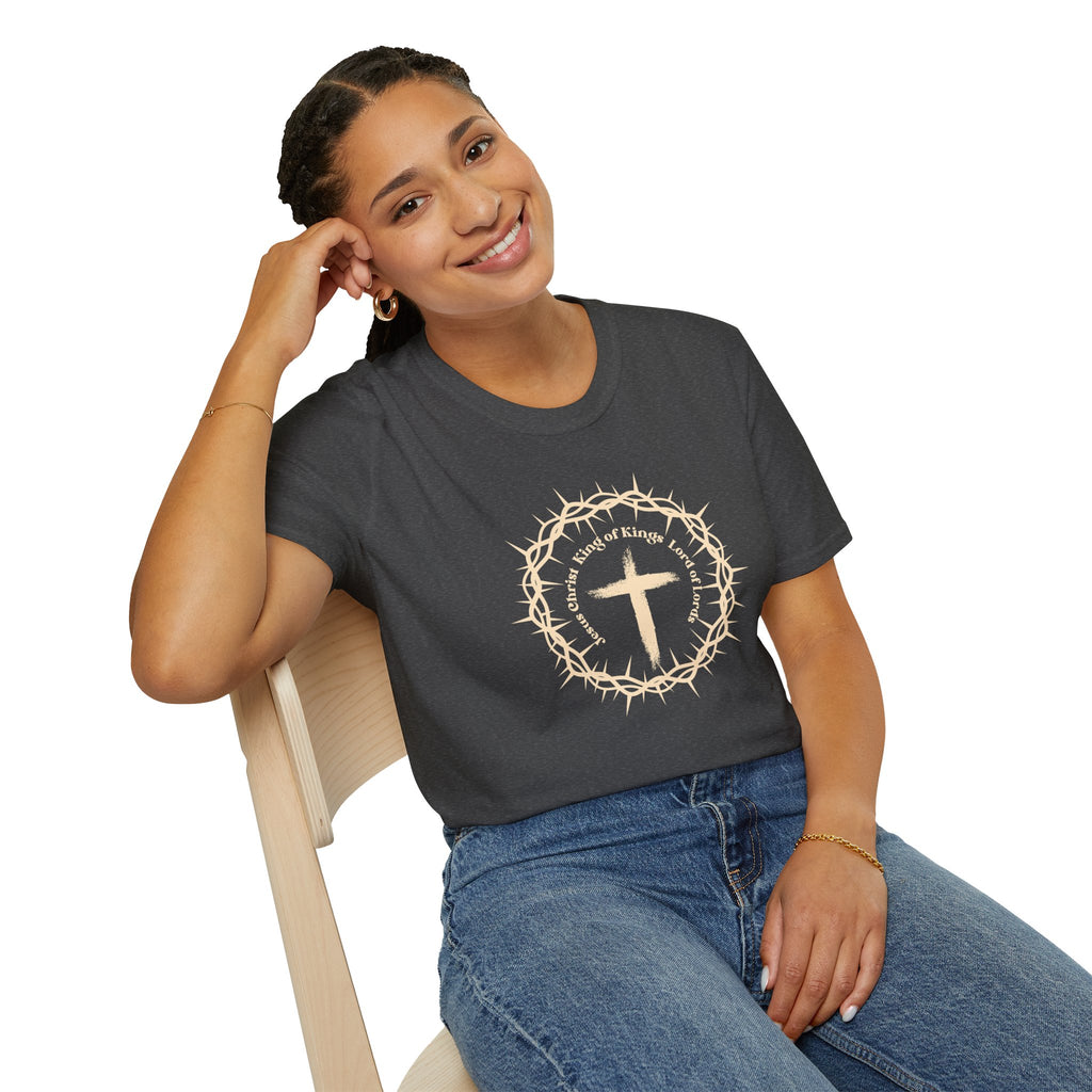 Christian Cross T-Shirt — Crown of Thorns Faith Tee