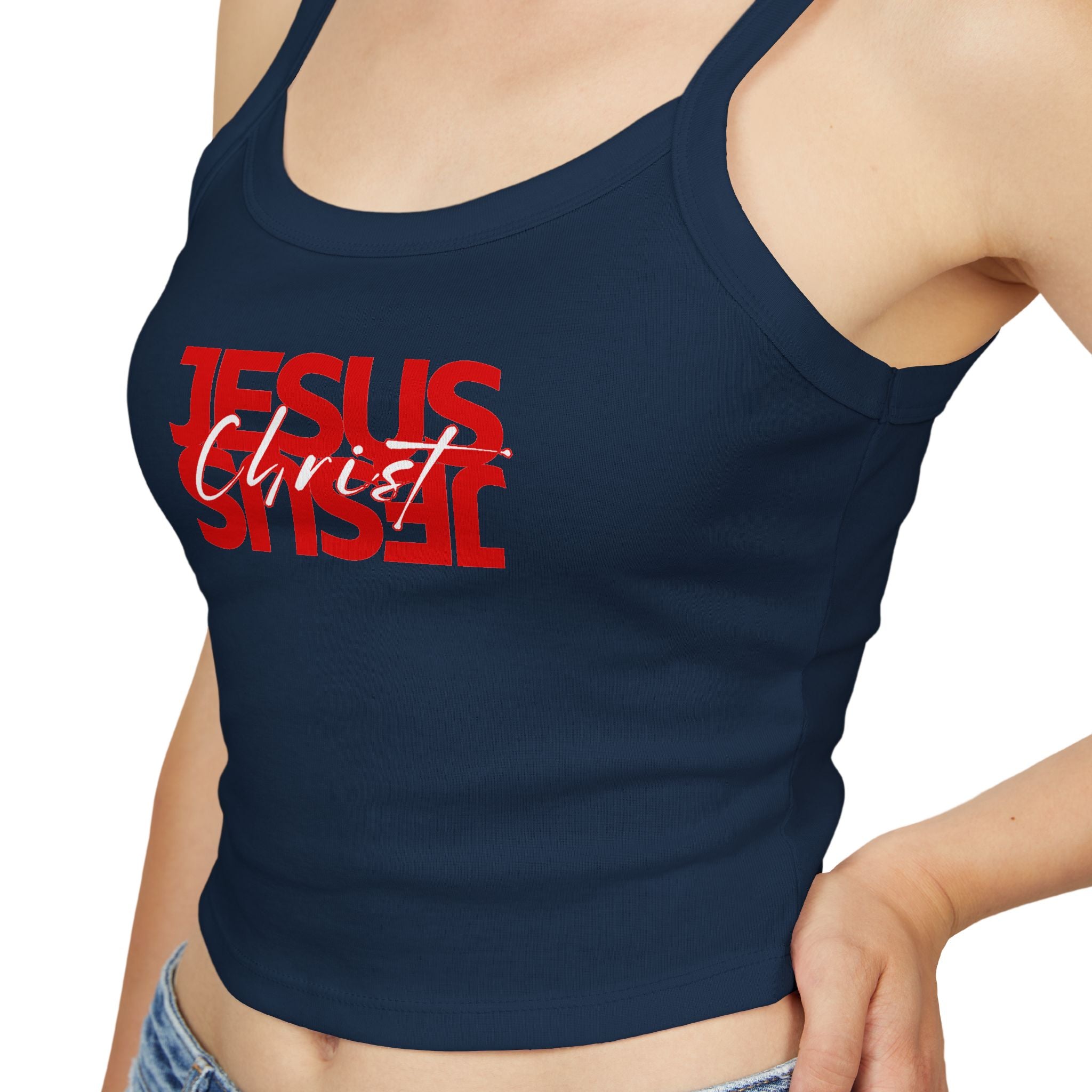 Jesus Christ Red Script Tank