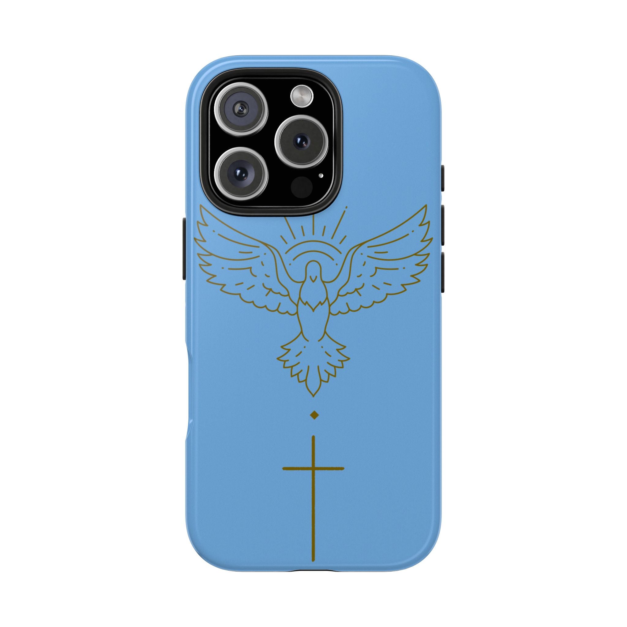 Dove & Cross Tough Phone Case — Inspirational Christian Religious Phone Cover